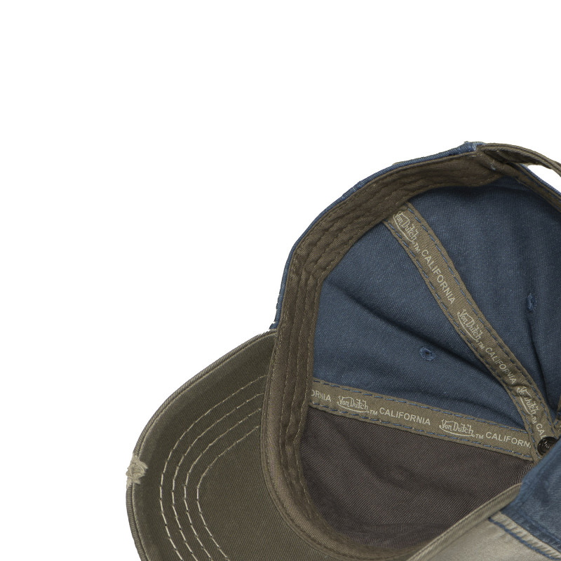 Casquette Vondutch Beige Baseball Strapback / Boucle effet Usé RETRO | Von Dutch