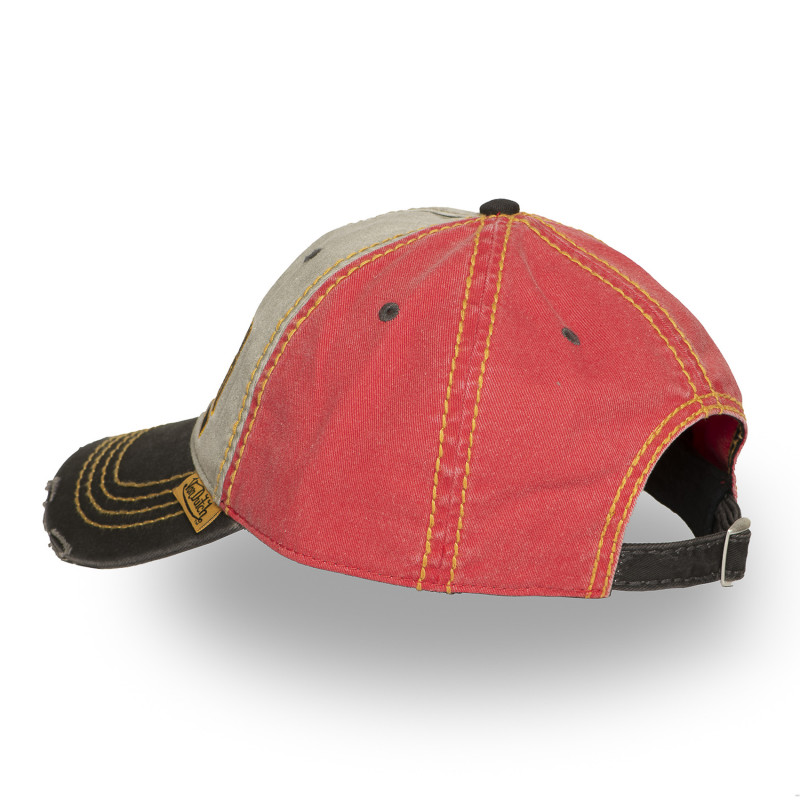 Casquette Vondutch Beige Baseball Strapback / Boucle effet Usé RETRO | Von Dutch