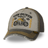Casquette baseball adulte devant avec broderie effet usé Retro Racer