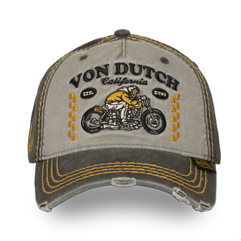Casquette baseball adulte devant avec broderie effet usé Retro Racer