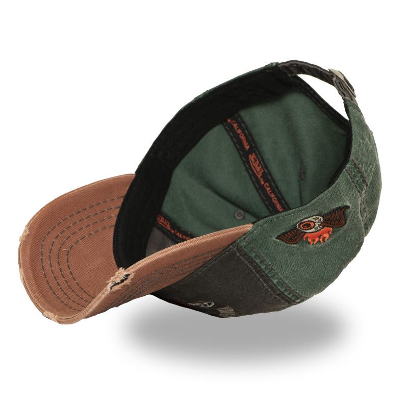 Casquette baseball adulte devant avec broderie effet usé Retro Fuel