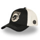 Casquette Vondutch Noire Baseball Snapback effet Usé WILD | Von Dutch
