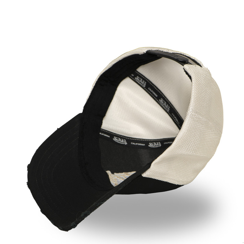 Casquette Vondutch Noire Baseball Snapback effet Usé WILD | Von Dutch