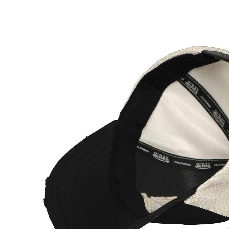 Casquette Vondutch Noire Baseball Snapback effet Usé WILD | Von Dutch