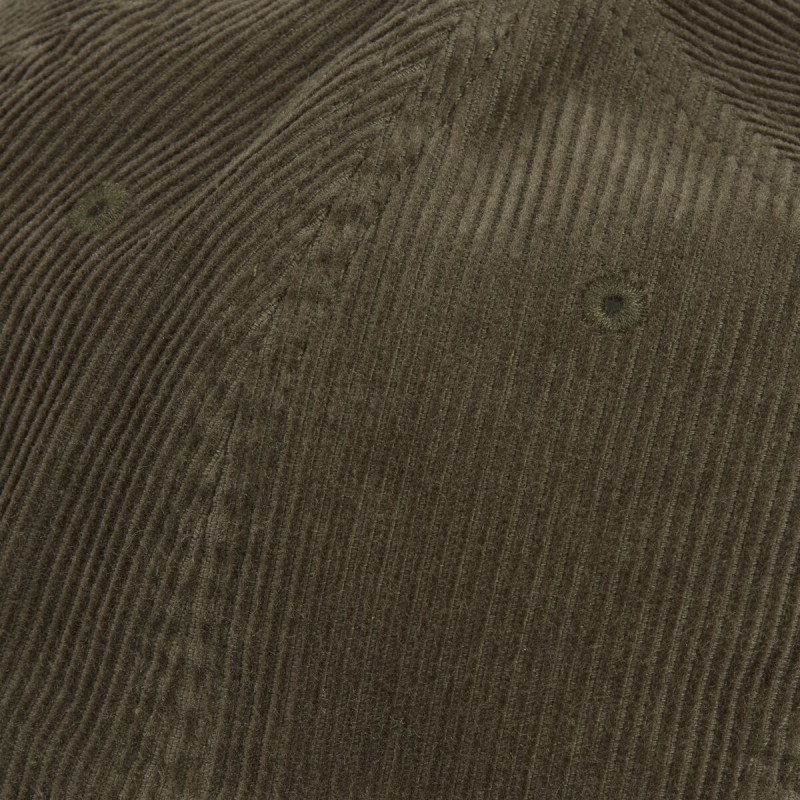 Casquette dad cap adulte en velours avec patch Log