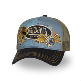 Casquette Vondutch Bleue Trucker Snapback PATCHES