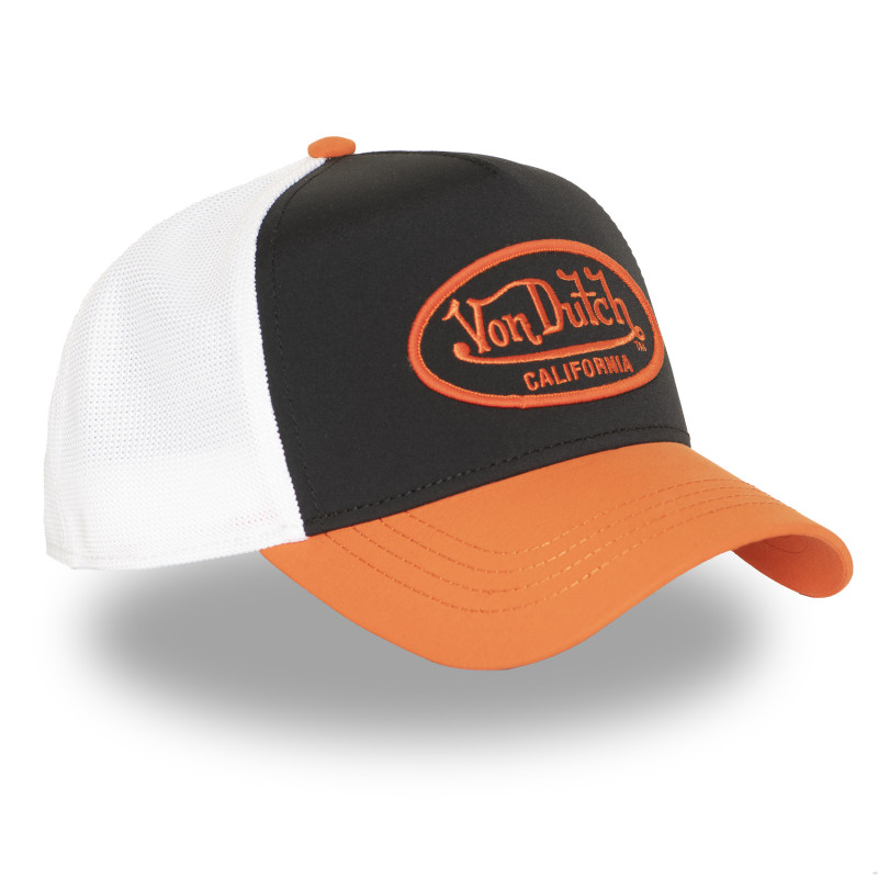 Casquette Vondutch Orange Trucker Snapback POLY | Von Dutch