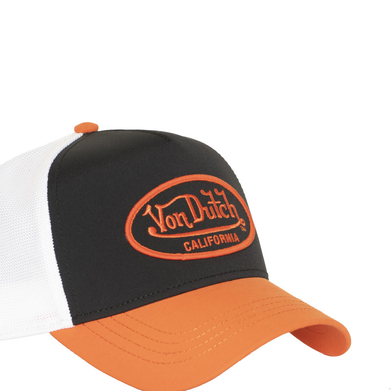 Casquette Vondutch Orange Trucker Snapback POLY | Von Dutch