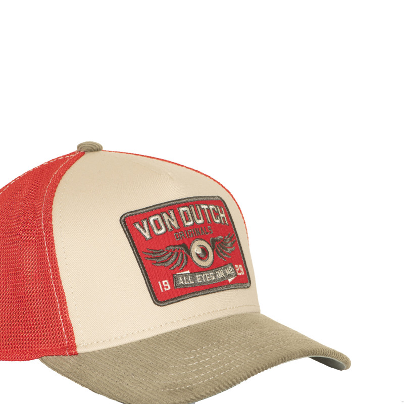 Casquette Vondutch Beige Trucker Snapback SEMI-CURVED | Von Dutch