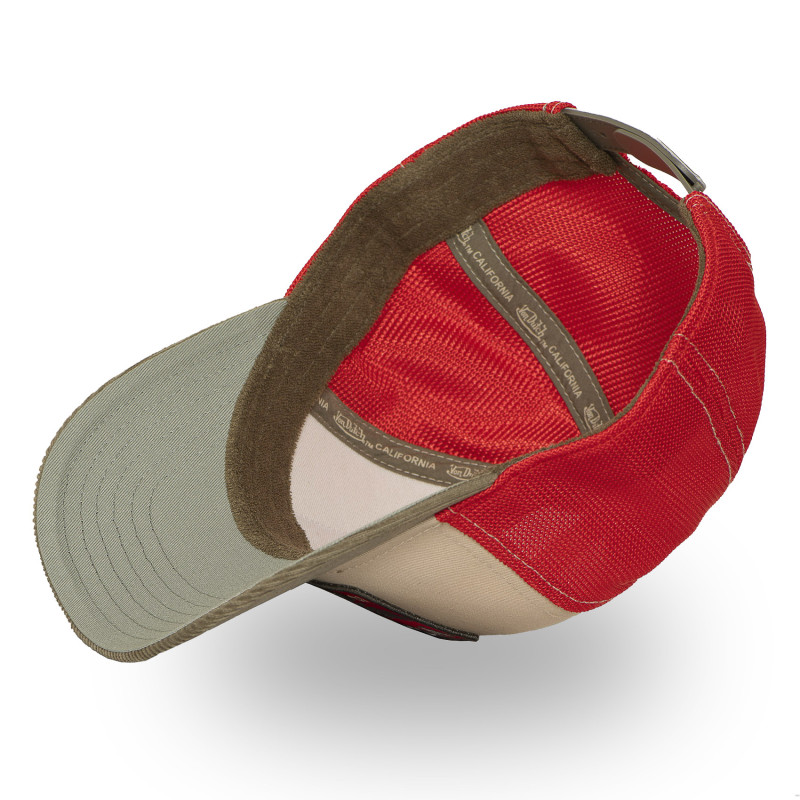 Casquette Vondutch Beige Trucker Snapback SEMI-CURVED | Von Dutch