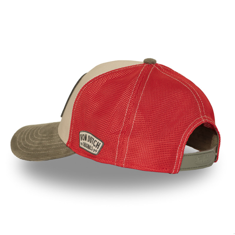 Casquette Vondutch Beige Trucker Snapback SEMI-CURVED | Von Dutch