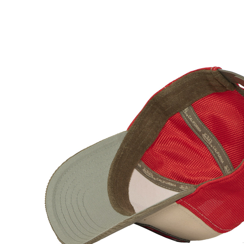 Casquette Vondutch Beige Trucker Snapback SEMI-CURVED | Von Dutch