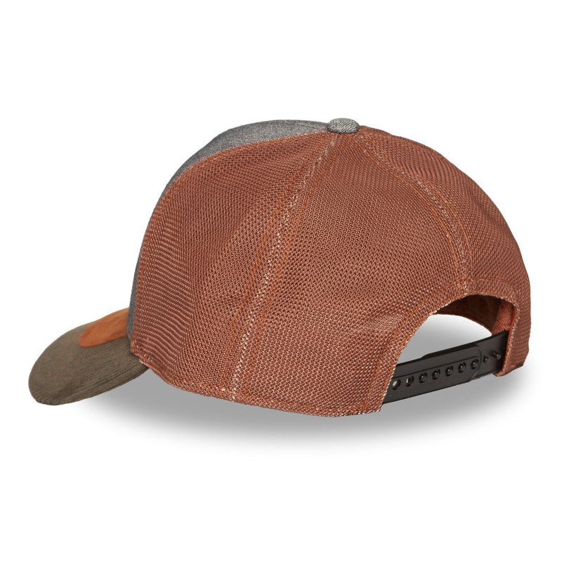 Casquette Vondutch Grise Trucker Snapback SHIELD | Von Dutch