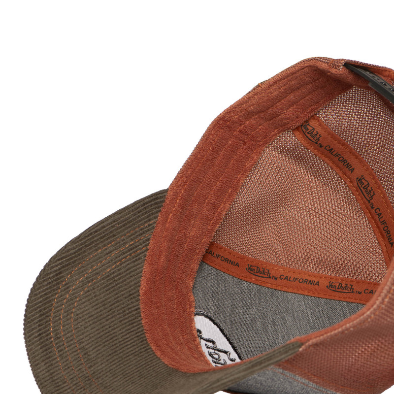 Casquette Vondutch Grise Trucker Snapback SHIELD | Von Dutch