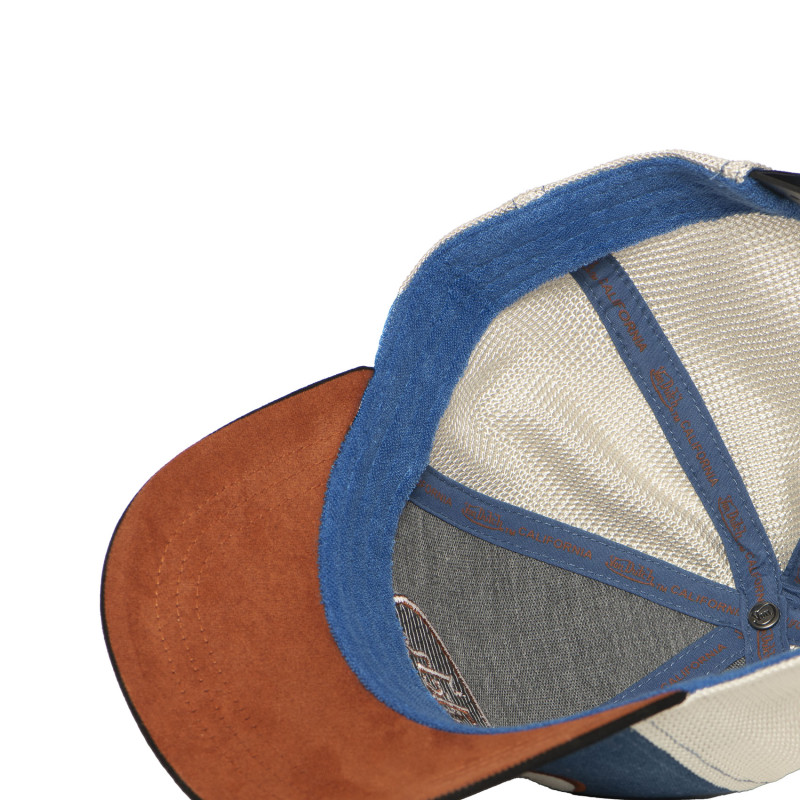 Casquette Vondutch Bleue Trucker Snapback SHIELD | Von Dutch