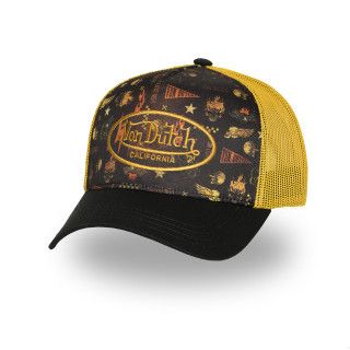 Casquette Vondutch Jaune Trucker Snapback SUBLI | Von Dutch