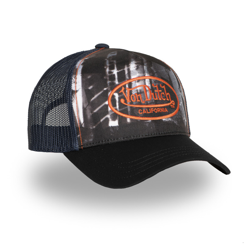 Casquette Vondutch Bleue Trucker Snapback SUBLI | Von Dutch