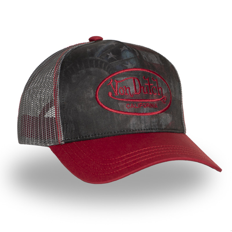 Casquette Vondutch Grise Trucker Snapback SUBLI | Von Dutch