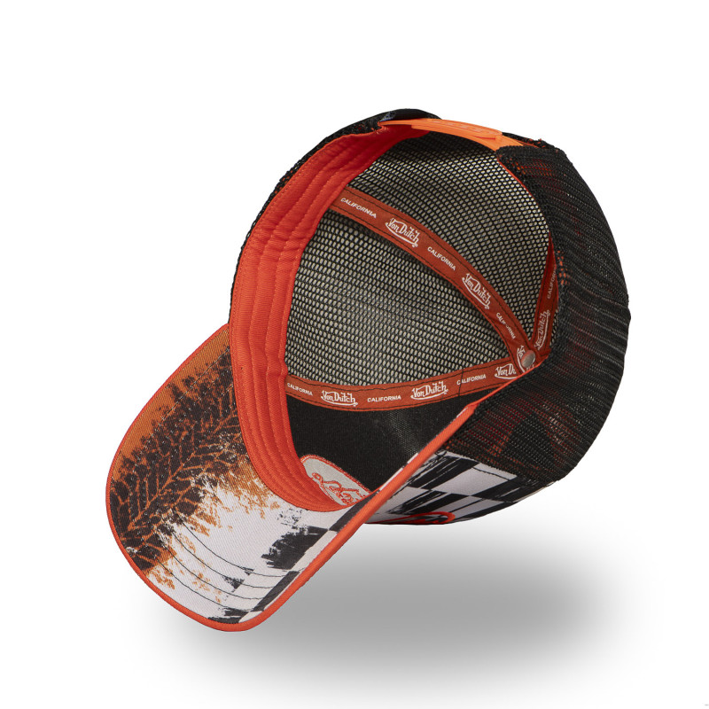Casquette Vondutch Orange Trucker Snapback SUBLI | Von Dutch