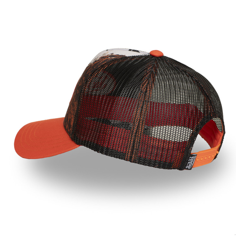 Casquette Vondutch Orange Trucker Snapback SUBLI | Von Dutch