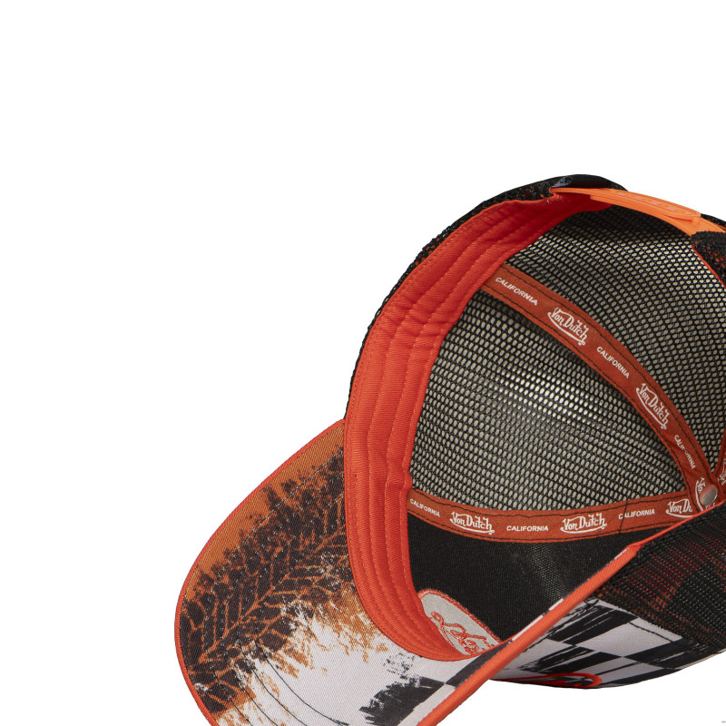 Casquette Vondutch Orange Trucker Snapback SUBLI | Von Dutch