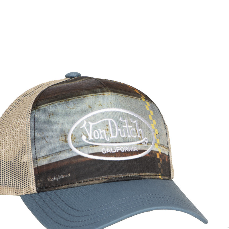 Casquette Vondutch Bleue Trucker Snapback SUBLI | Von Dutch