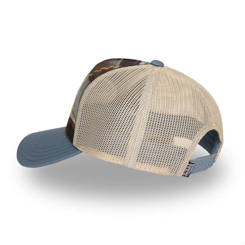 Casquette Vondutch Bleue Trucker Snapback SUBLI | Von Dutch
