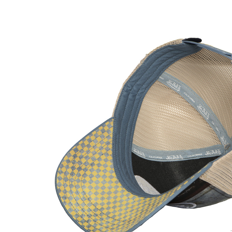 Casquette Vondutch Bleue Trucker Snapback SUBLI | Von Dutch