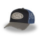Casquette trucker avec filet adulte effet usé et patch brodé Used