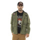 Veste militaire homme en molton et capuche détachable Revolt