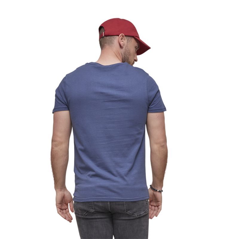 Tee Shirt Bleu coupe Régular Col rond FIRST | Homme - Vondutch