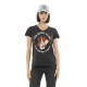 Tee Shirt Gris coupe Régular Col V FIRE | Femme - Vondutch | Von Dutch