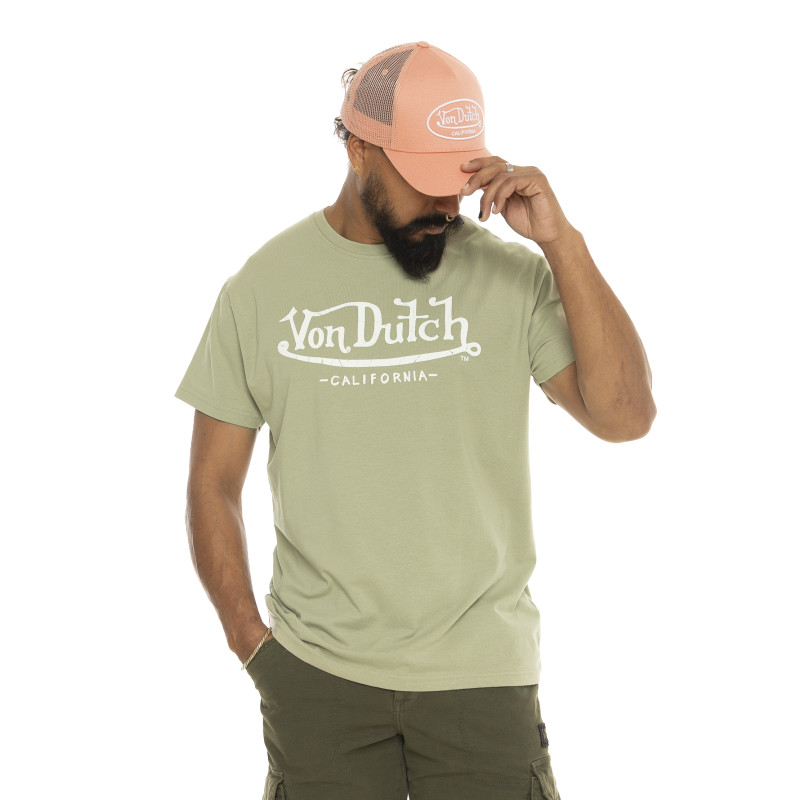 T-shirt homme col rond en coton avec logo Life