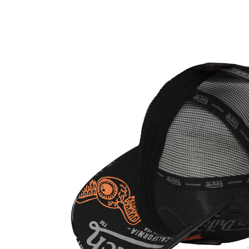 Casquette Vondutch Noire Trucker Snapback CAFE | Von Dutch