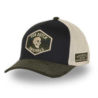 Casquette Vondutch Kaki Trucker Snapback en Velours côtelé SEMI-CURVED | Von Dutch