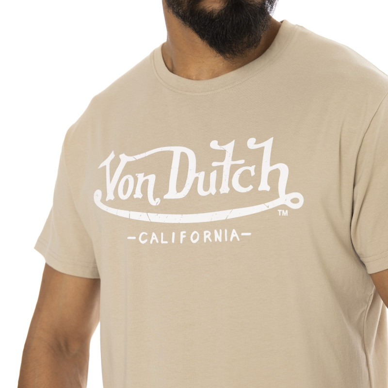 T-shirt homme col rond en coton avec logo Life