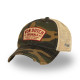 Casquette Vondutch Kaki Trucker Snapback effet Usé MAC | Von Dutch