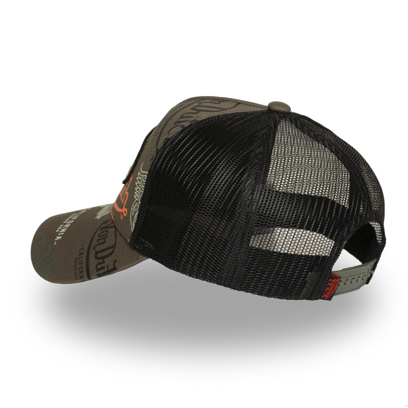 Casquette Vondutch Kaki Trucker Snapback CAFE | Von Dutch
