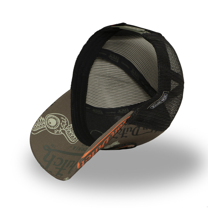 Casquette Vondutch Kaki Trucker Snapback CAFE | Von Dutch