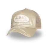 Casquette Vondutch Beige Trucker Snapback CAFE