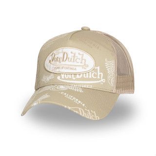 Casquette Vondutch Beige Trucker Snapback CAFE | Von Dutch