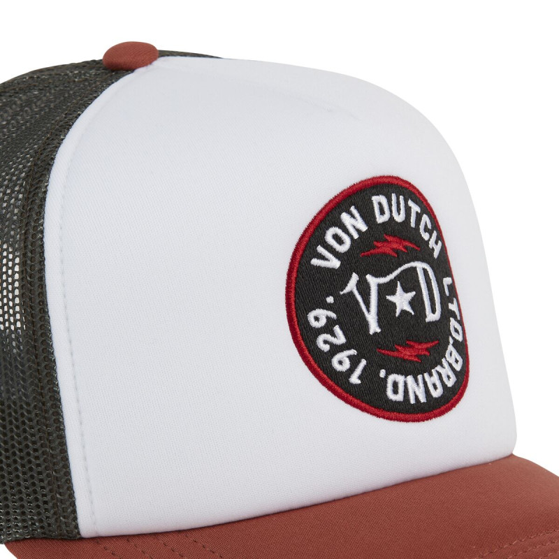 Casquette Vondutch Blanche Trucker Snapback FOAM | Von Dutch
