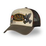 Casquette Vondutch Beige Trucker Snapback PATCHES