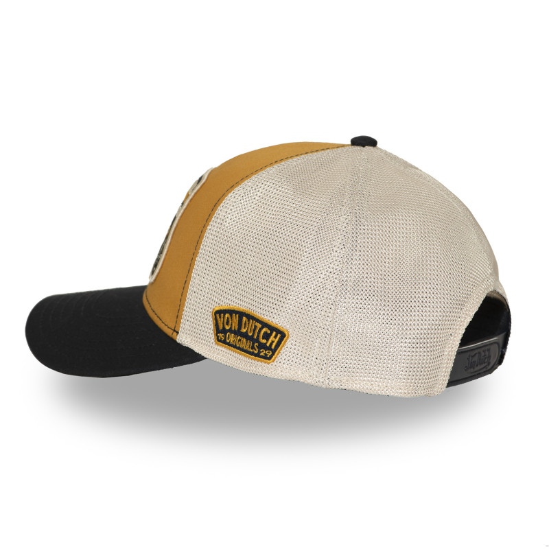 Casquette trucker avec filet adulte et patch Semi-Curved