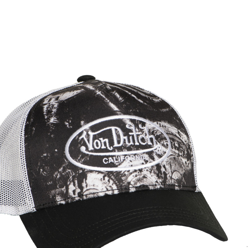 Casquette Vondutch Noire Trucker Snapback SUBLI | Von Dutch
