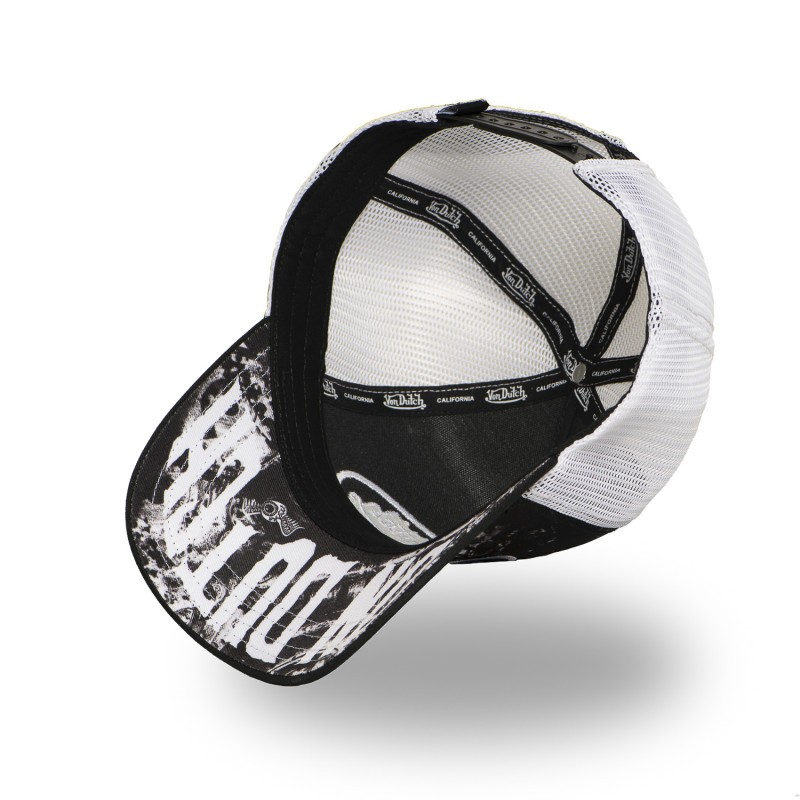Casquette Vondutch Noire Trucker Snapback SUBLI | Von Dutch