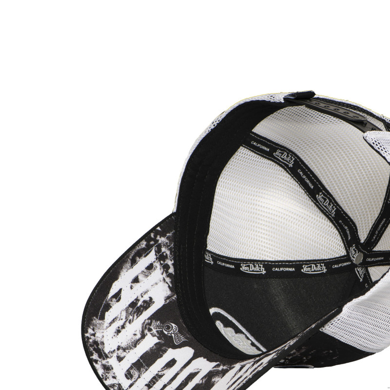 Casquette Vondutch Noire Trucker Snapback SUBLI | Von Dutch