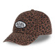 Casquette Vondutch Marron Dad cap Strapback / Boucle LÉOPARD | Von Dutch