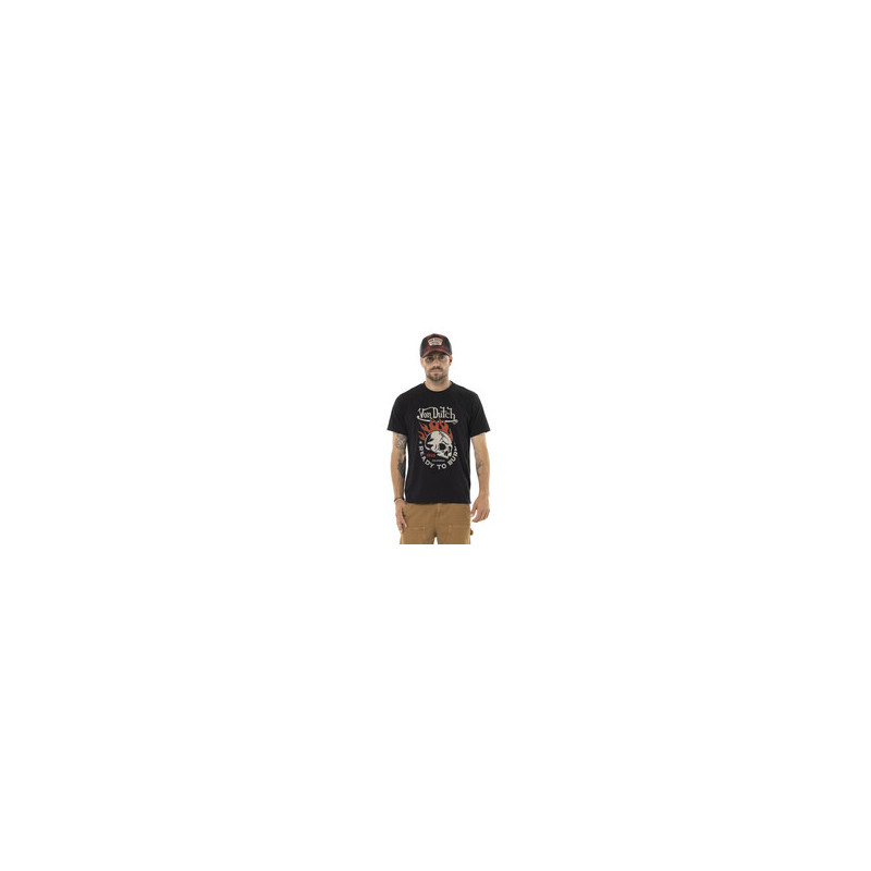 T-shirt homme col rond en jersey print devant Burnd