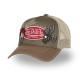 Casquette trucker avec filet adulte print devant Patches